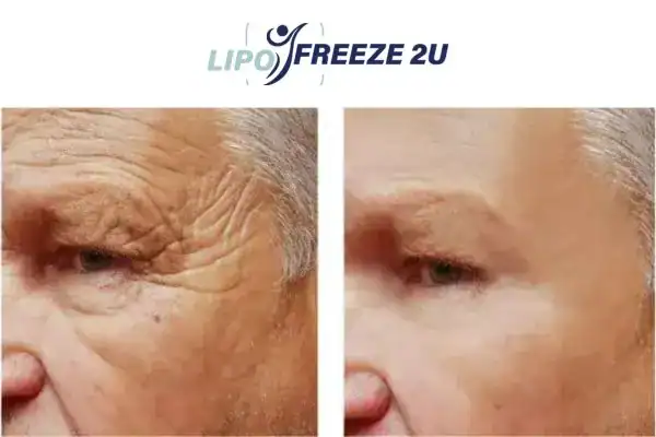 Mens before and after Morpheus 8 Cheltenham results.