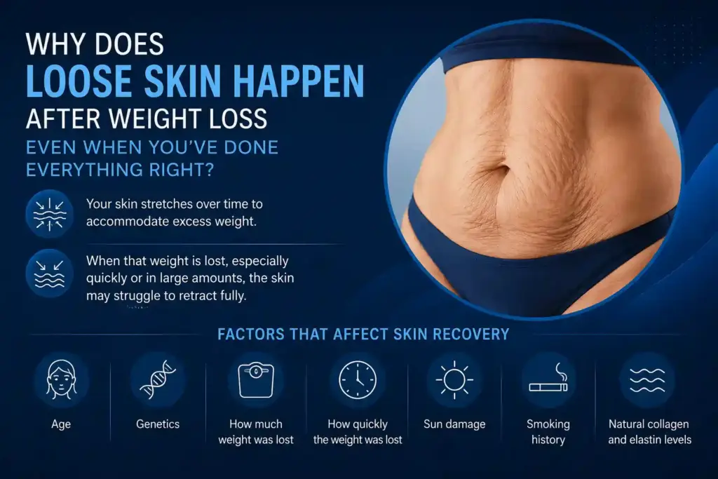 Why Does Loose Skin Happen After Weight Loss Even When You’ve Done Everything Right Cheltenham?