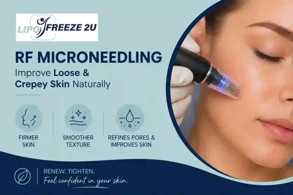 Can RF Microneedling Help Improve Loose and Crepey Skin Cheltenham?